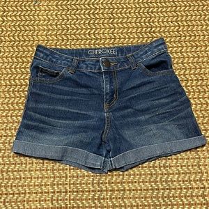 Girls Cherokee jean shorts